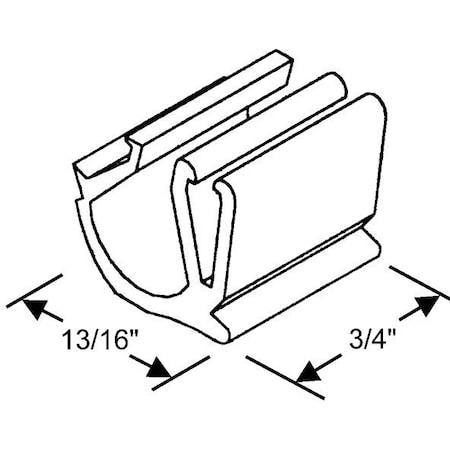 Strybuc Single Flush II Glazing Clip 90-573